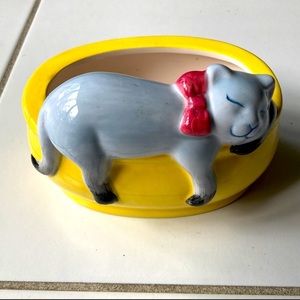 Small Cat Flower Pot